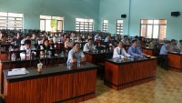 Lễ khai giảng lớp Trung cấp quản trị doanh nghiệp vừa và nhỏ tại huyện Cẩm Mỹ, tỉnh Đồng Nai
