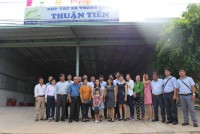 Tổ chức Lớp Sơ cấp Giám đốc HTX tại Tỉnh Tây Ninh đi học tập kinh nghiệm tại Tỉnh Đồng Nai và Tỉnh Bình Thuận.